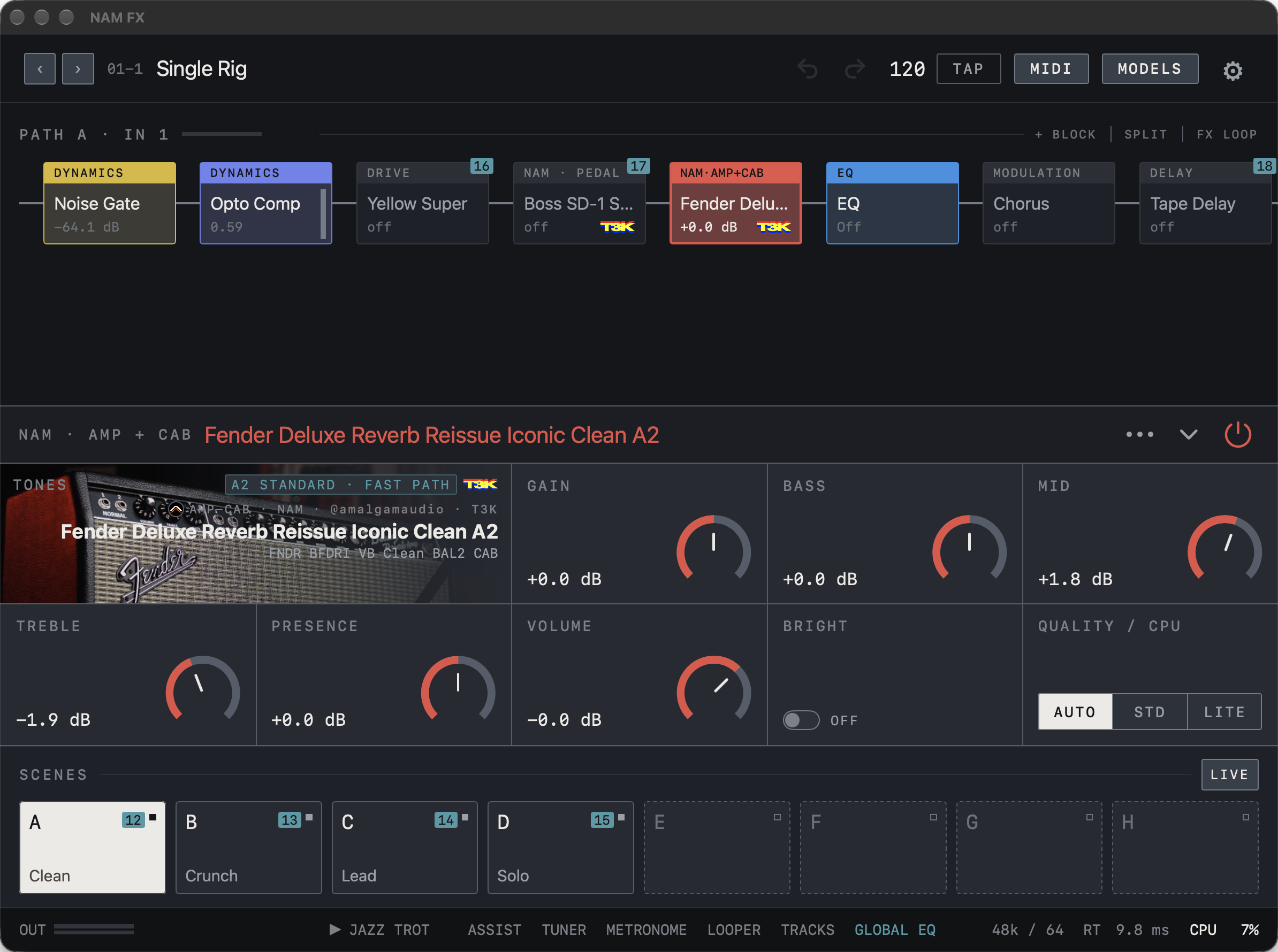 NAM FX on Mac — Platform differences