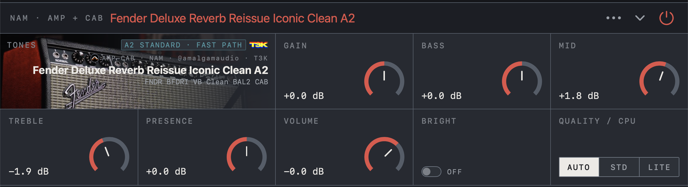 NAM FX on Mac — Blocks and parameters