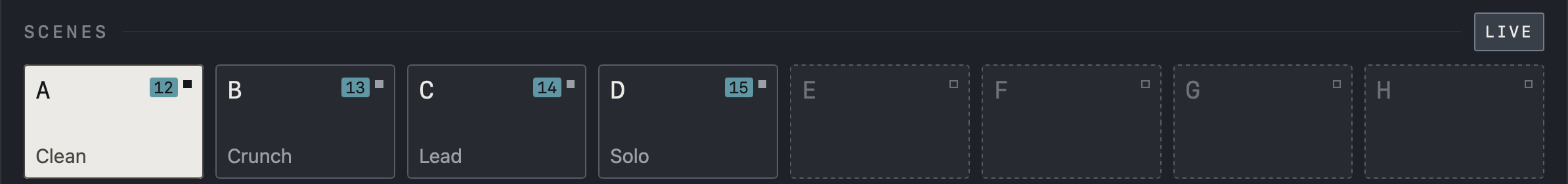 NAM FX on Mac — Scenes A–H