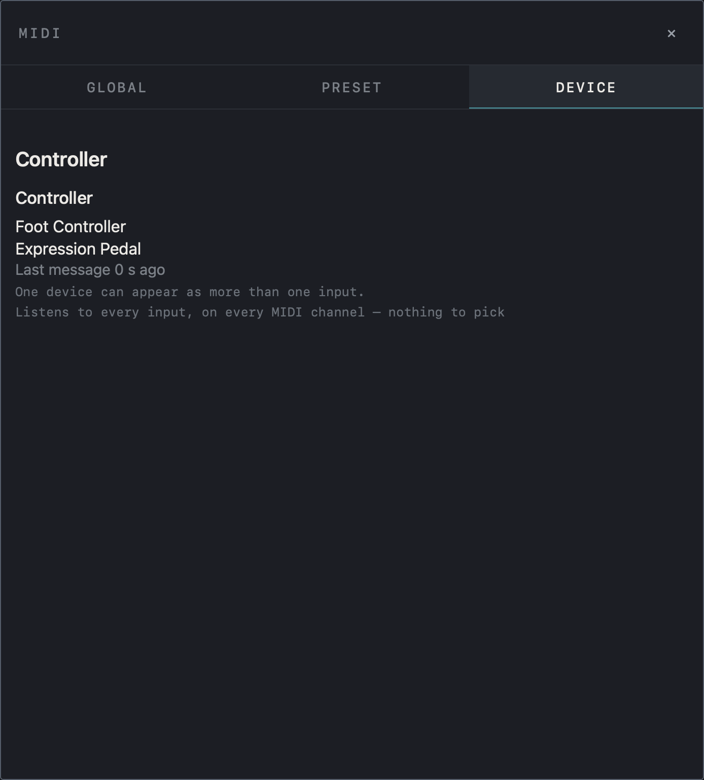 NAM FX on iPad — Connect a controller