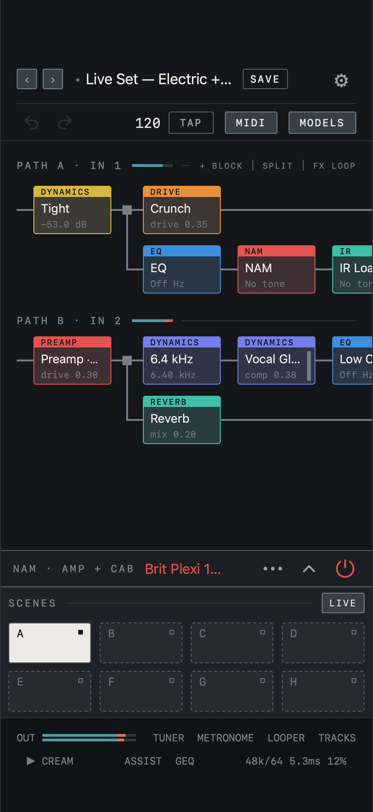 NAM FX on iPhone — Use PATH B