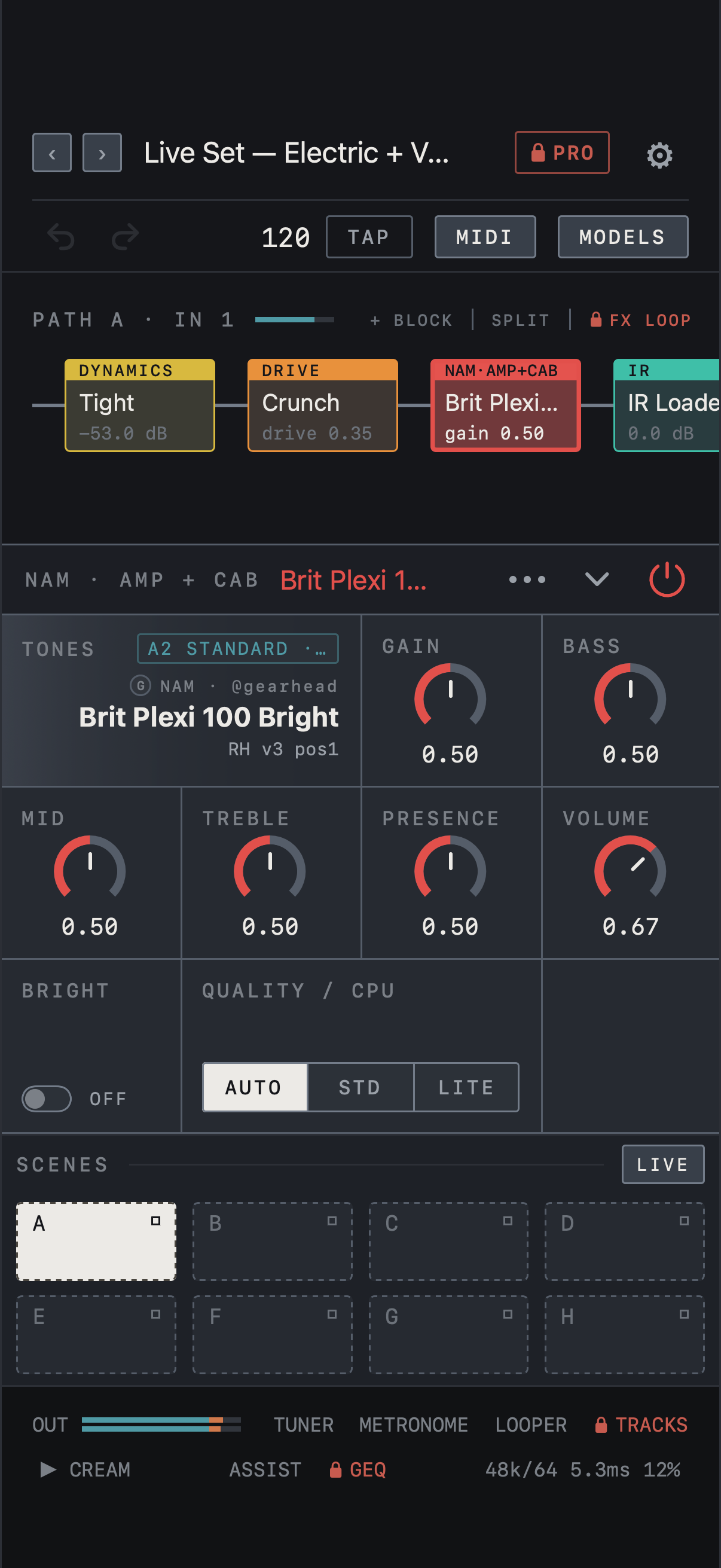 NAM FX on iPhone — Recognize locked features