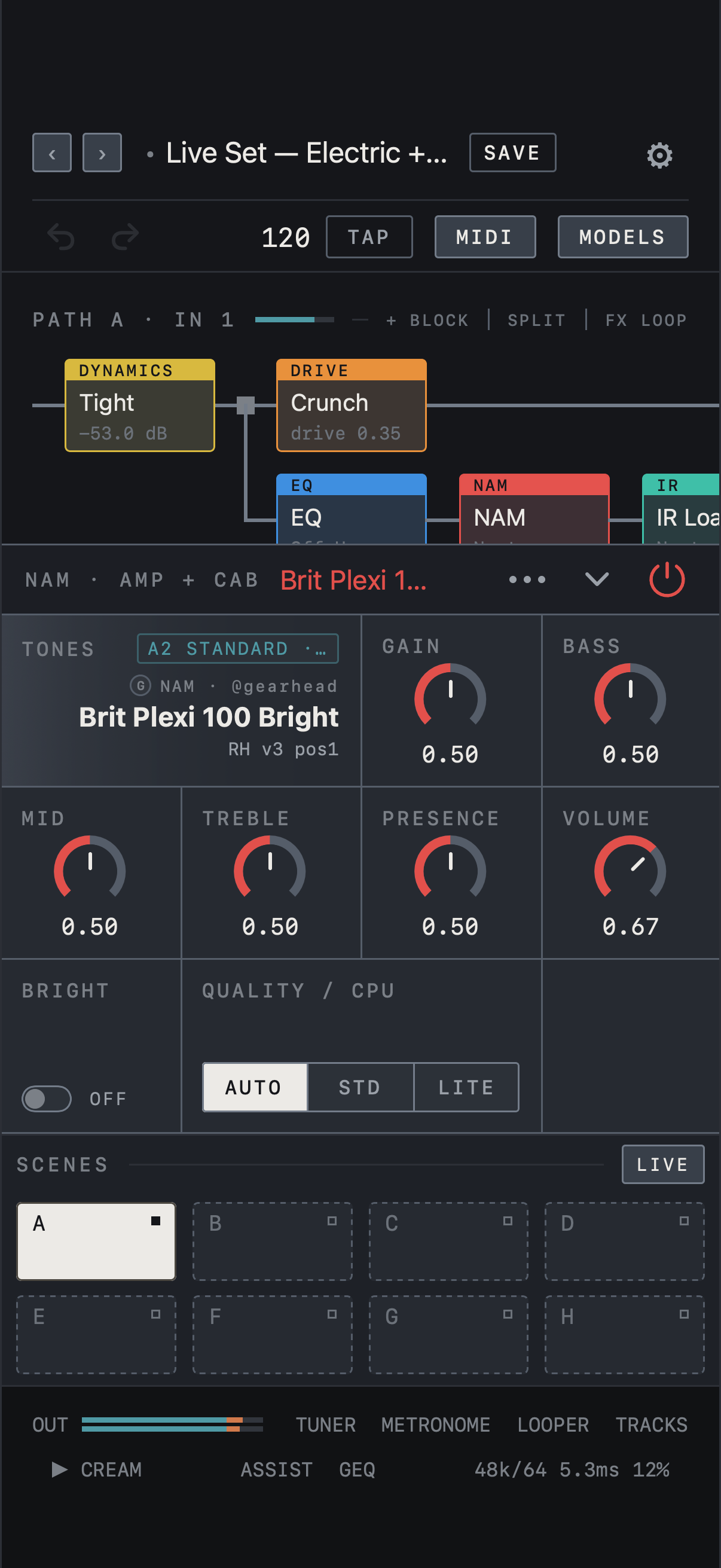 NAM FX — iPhone — Two paths and parallel lanes