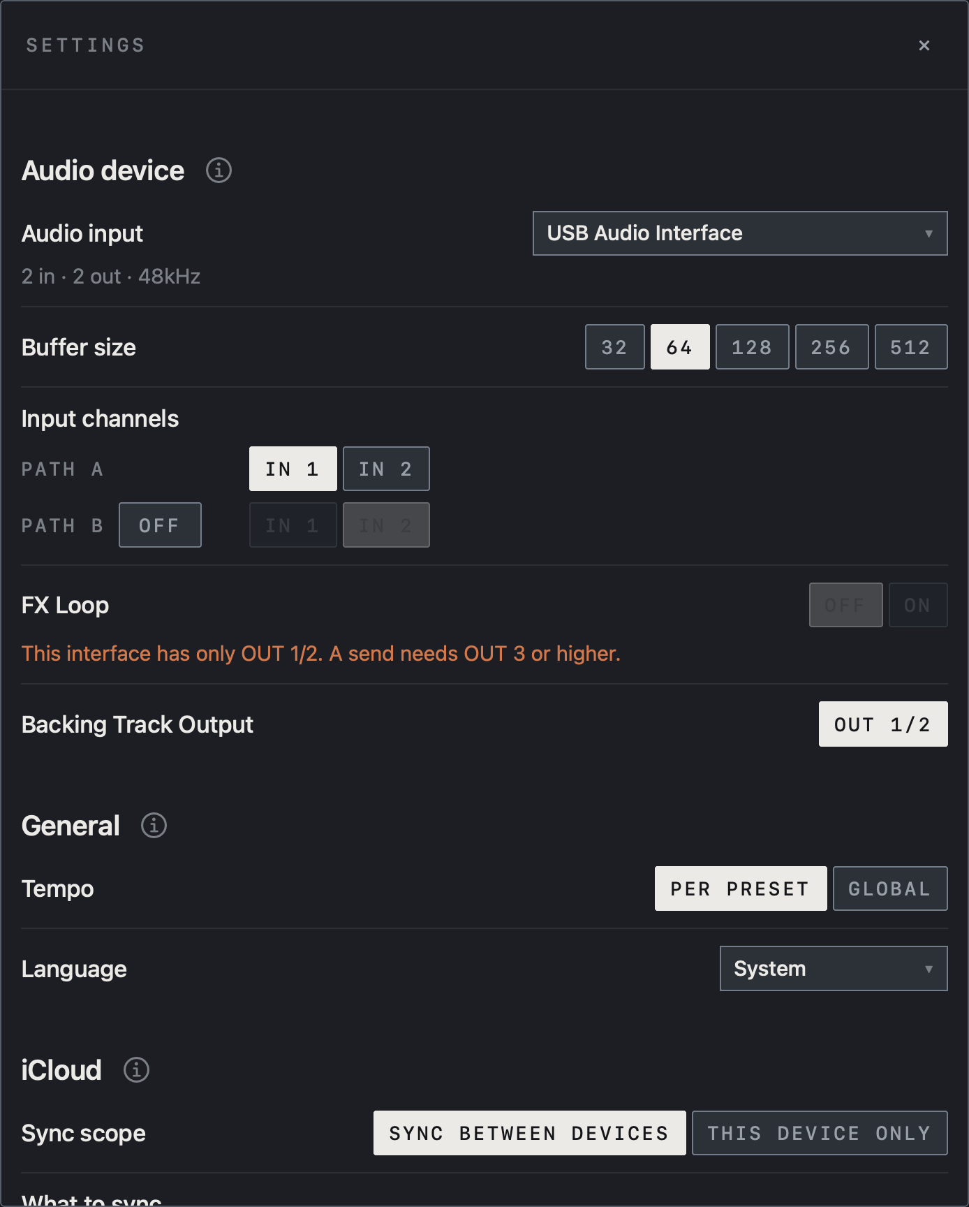 NAM FX on Mac — Connect and listen