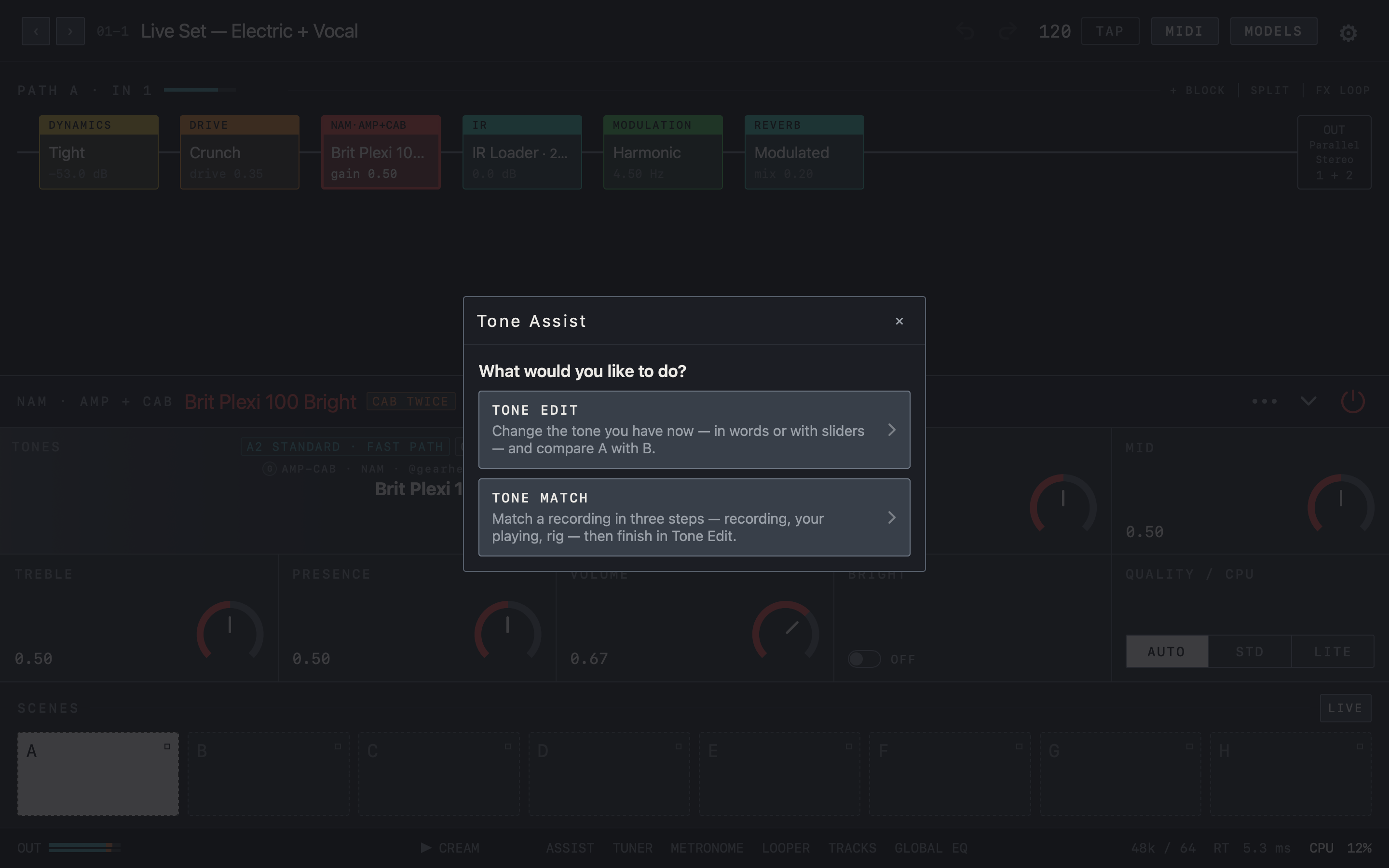 NAM FX — Mac — Tone Assist