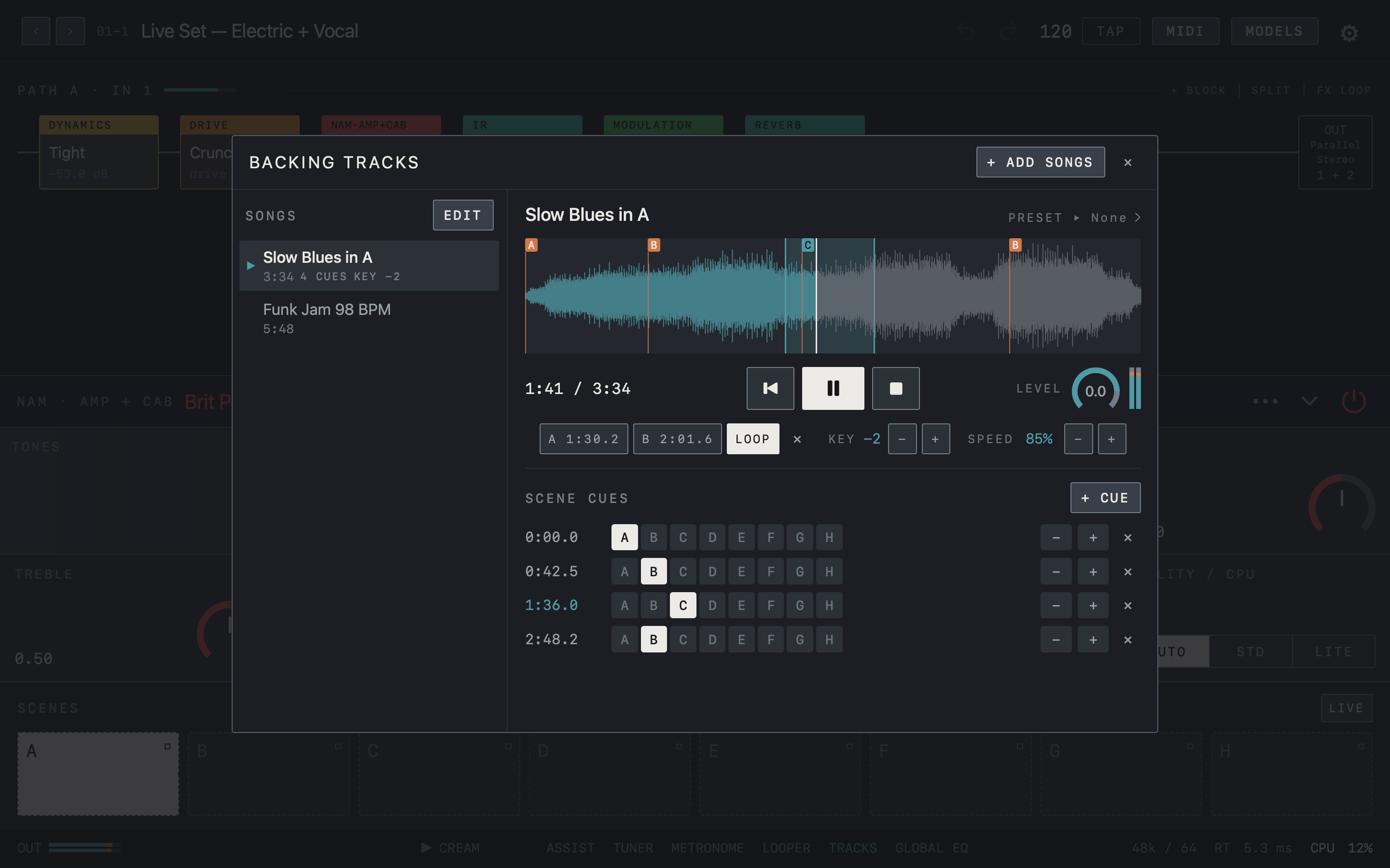 NAM FX — Mac — Backing Tracks